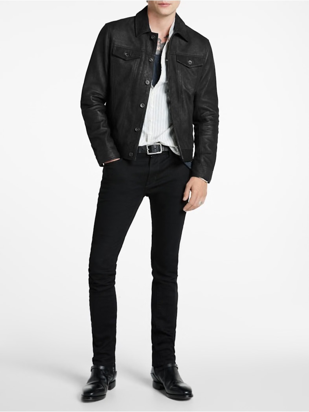 John Varvatos Andrew Trucker Jacket Size EU 52 USA 42 Brand new - Picture 3 of 9